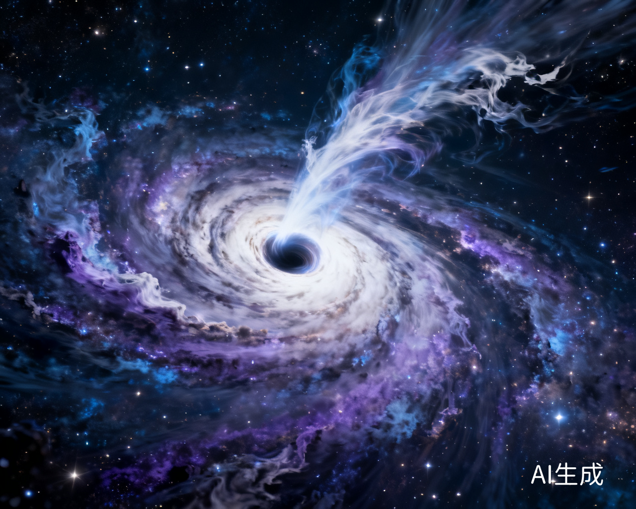 摇摆黑洞喷流现形:星系恒星燃料如何被耗尽?